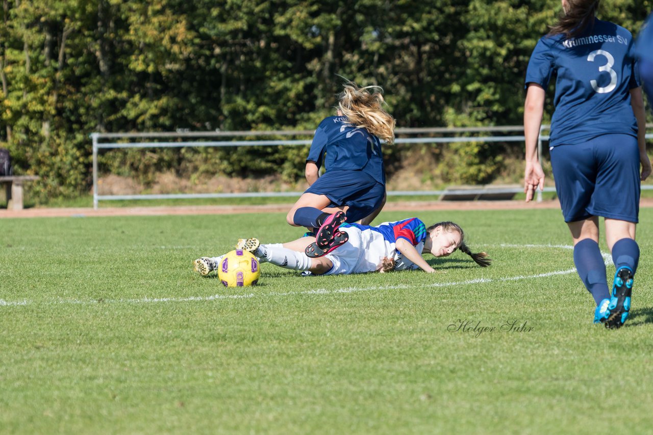 Bild 199 - B-Juniorinnen Krummesser SV - SV Henstedt Ulzburg : Ergebnis: 0:3